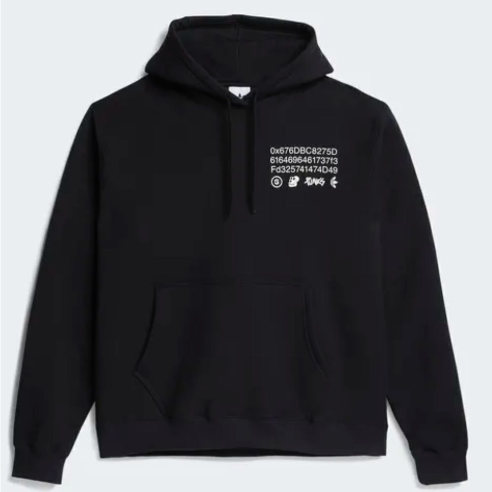 Adidas originals hoodie bay punks into the metaverse size S NWT and in packaging